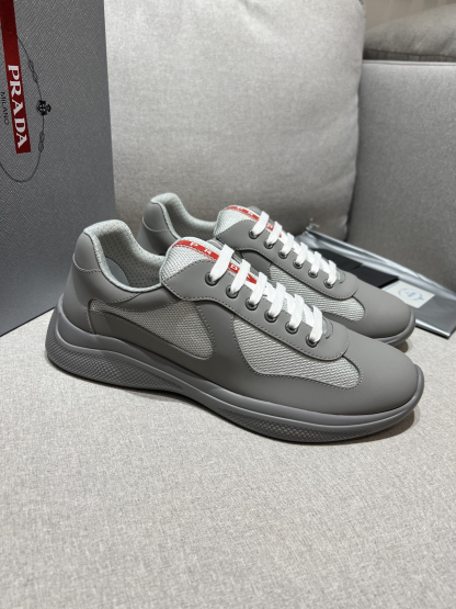 プラダ「Prada」プラダ アメリカスカップ スニーカー / ユニセックスレザースニーカー