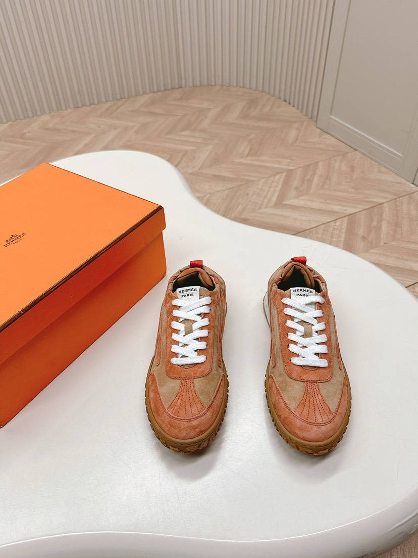 エルメス「Hermès」エルメス ガニーシューズ / レザースニーカー