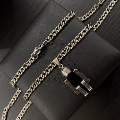 クロムハーツ「Chrome Hearts」シンプルペンダントネックレス - ユニセックス