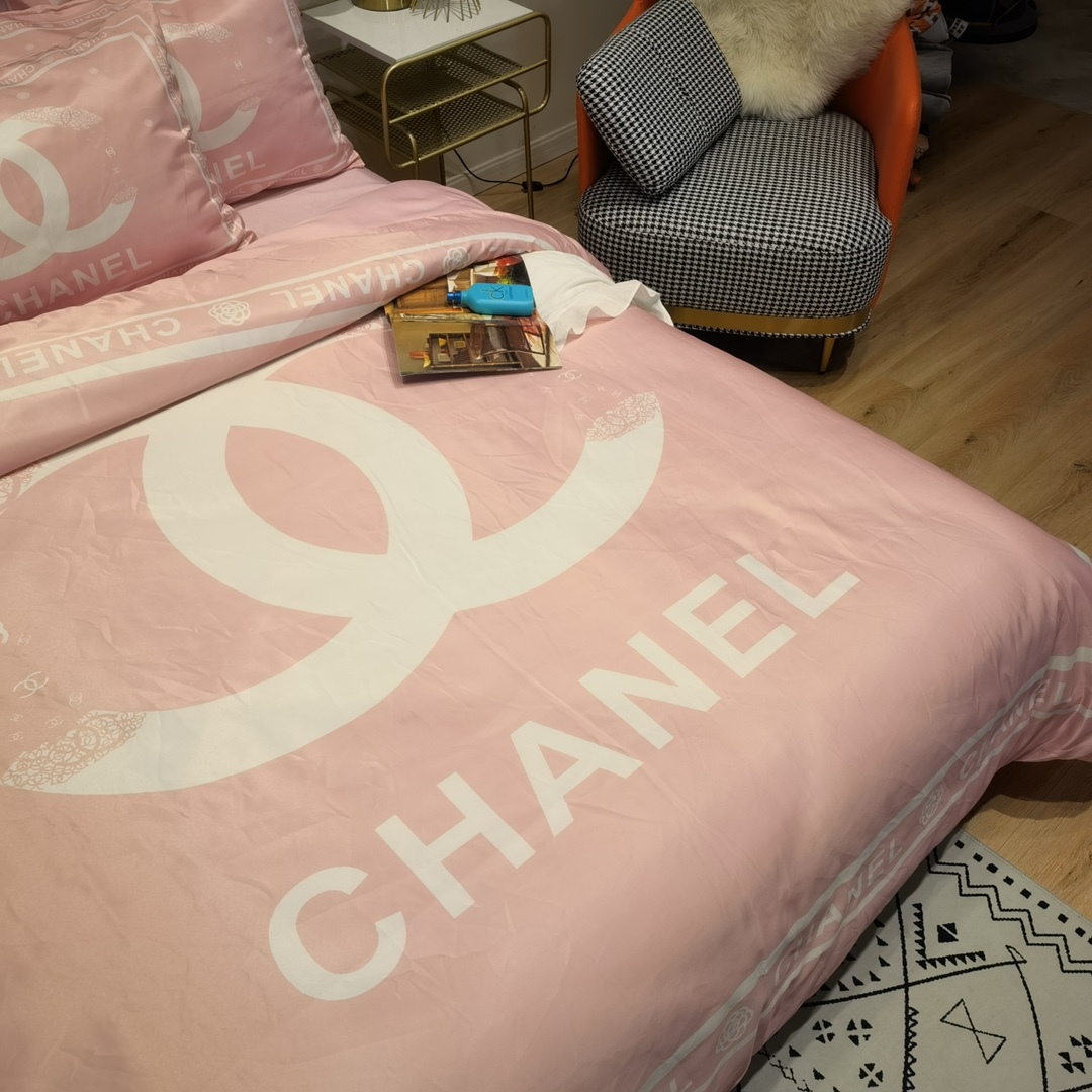 シャネル「Chanel」プレミアムコットン デジタルプリント 4点セット