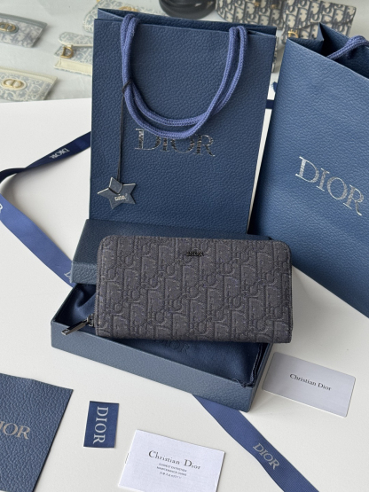 ディオール「Dior」ジップアラウンド ロングウォレット