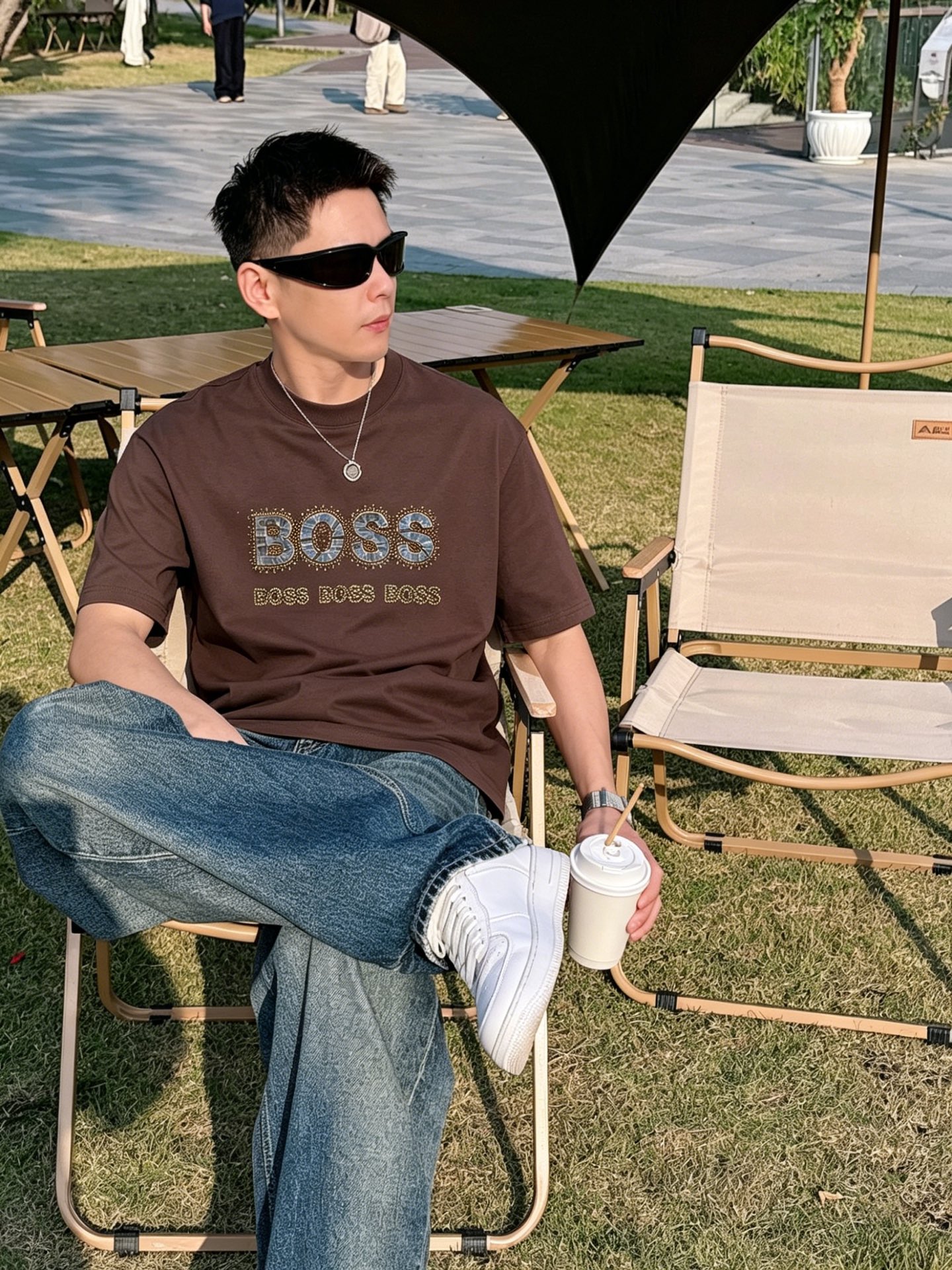 BOSS-ボス Tシャツ / ショートスリーブ クルーネック