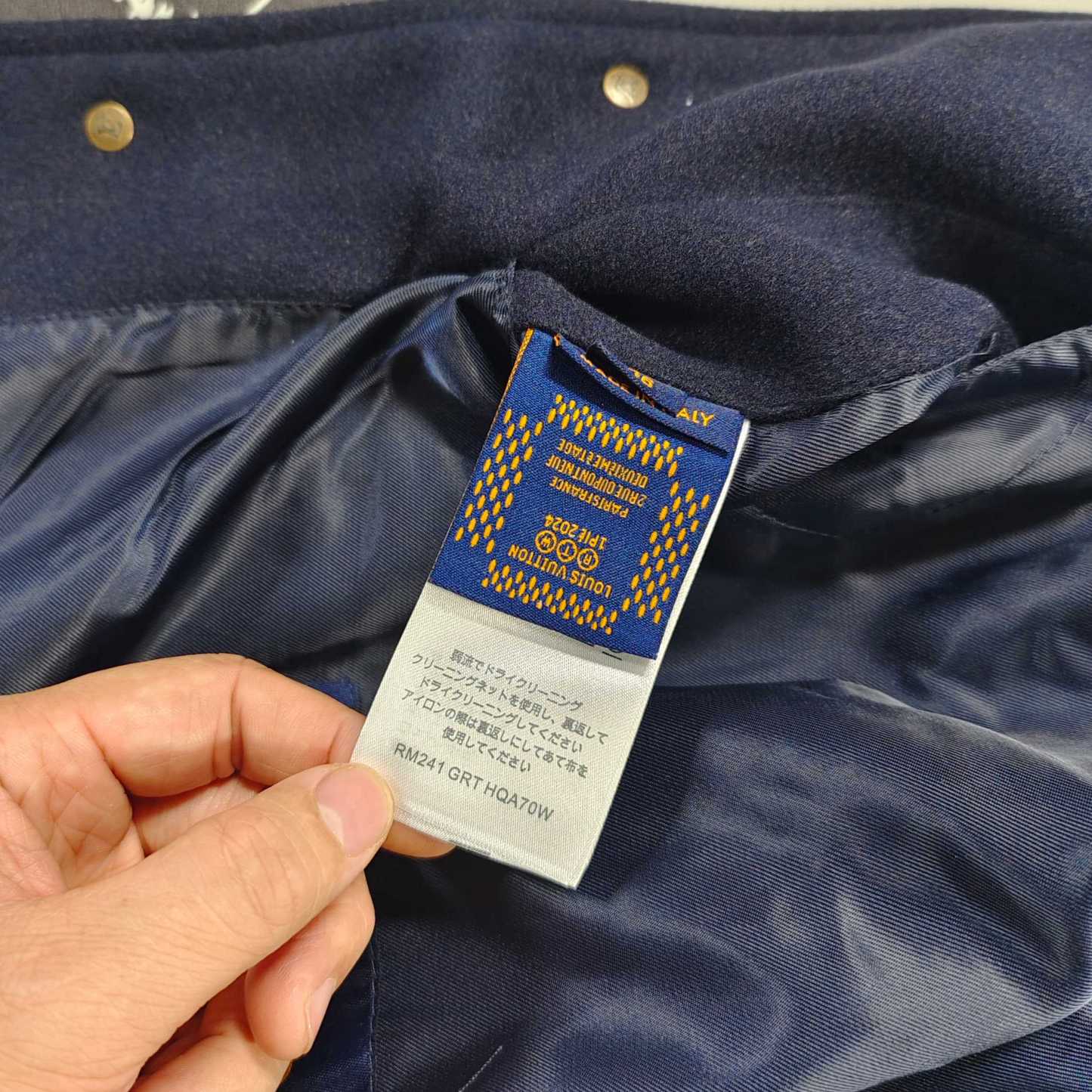 ルイ・ヴィトン「Louis Vuitton」モダンベースボールジャケット