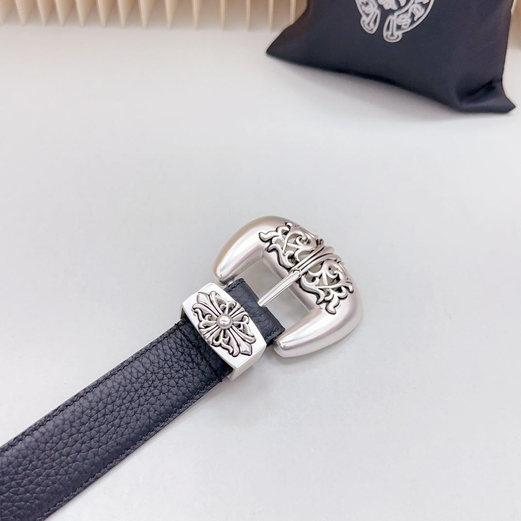 クロムハーツ「Chrome Hearts」ケルトツードラゴン フィックスベルト 3.8cm