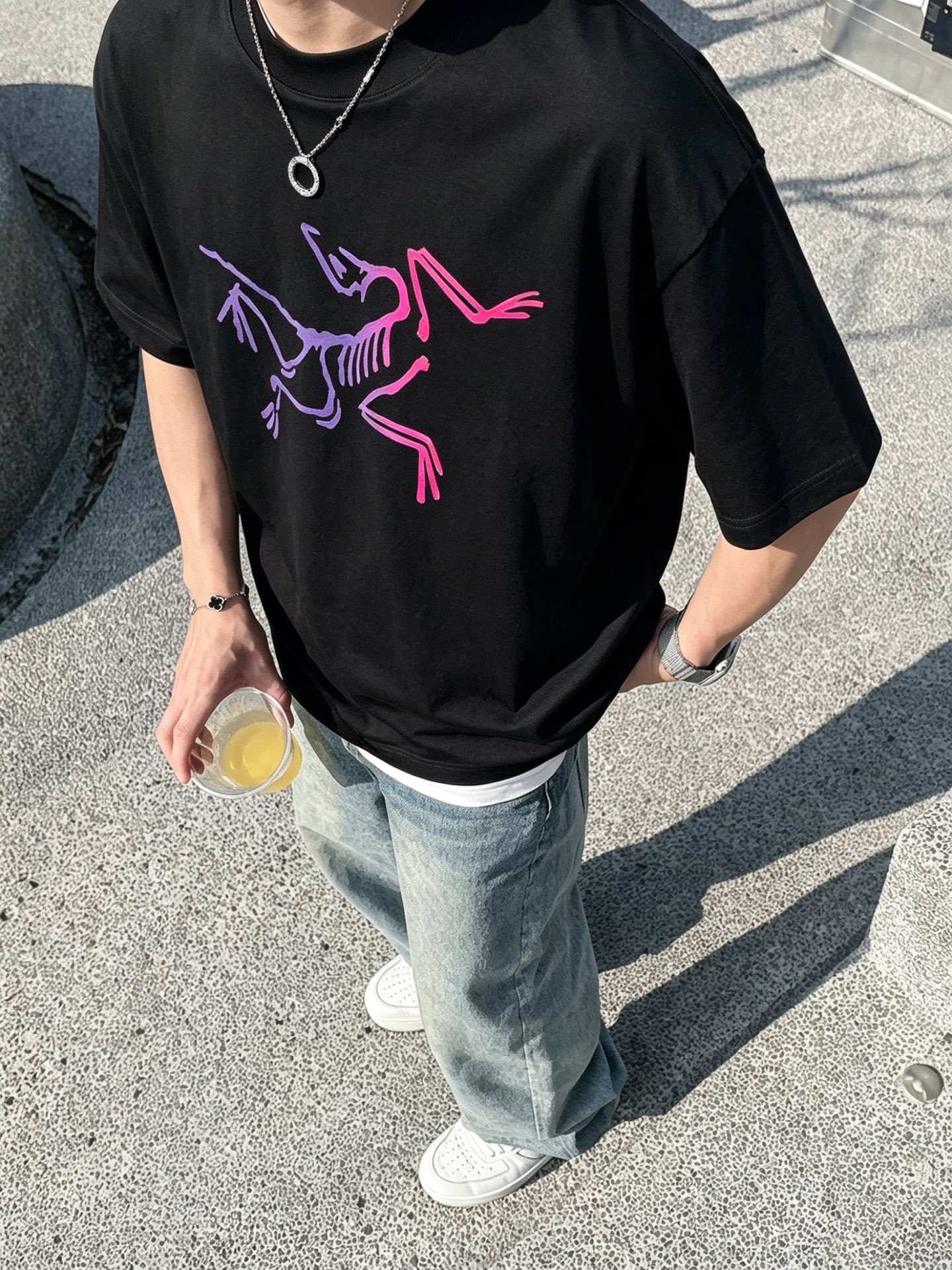 アークテリクス「ARC'TERYX」アークテリクスロゴプリントTシャツ / ショートスリーブ クルーネック