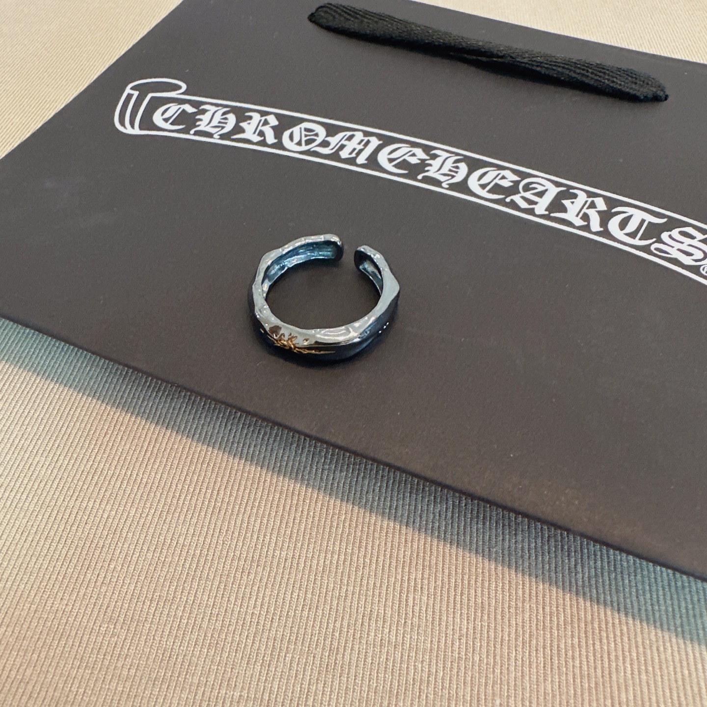 クロムハーツ「Chrome Hearts」クラシックヴィンテージ＆モダンリング - サイズ調整可能