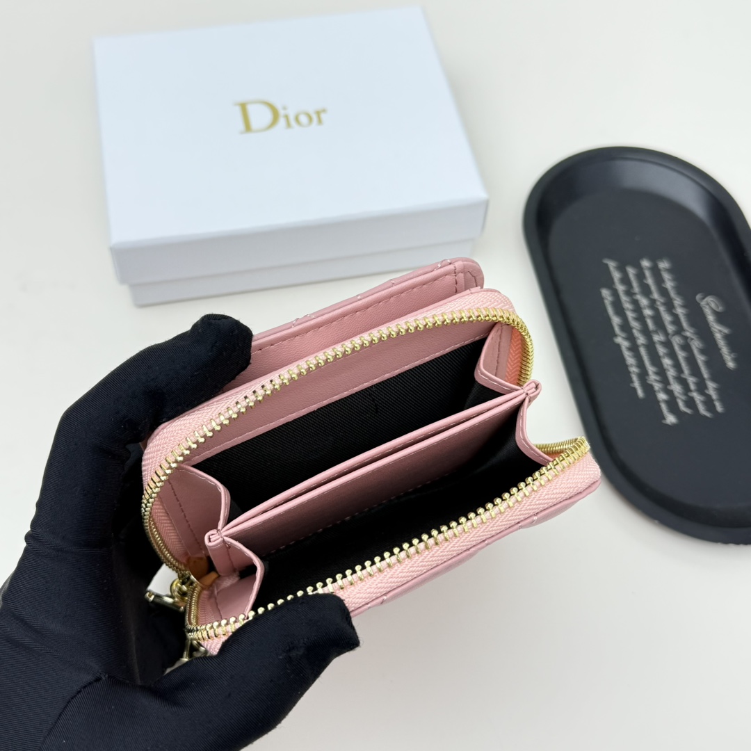 ディオール「Dior」ディオール カンナージュ ラムスキン カードケース 795 / カードホルダー