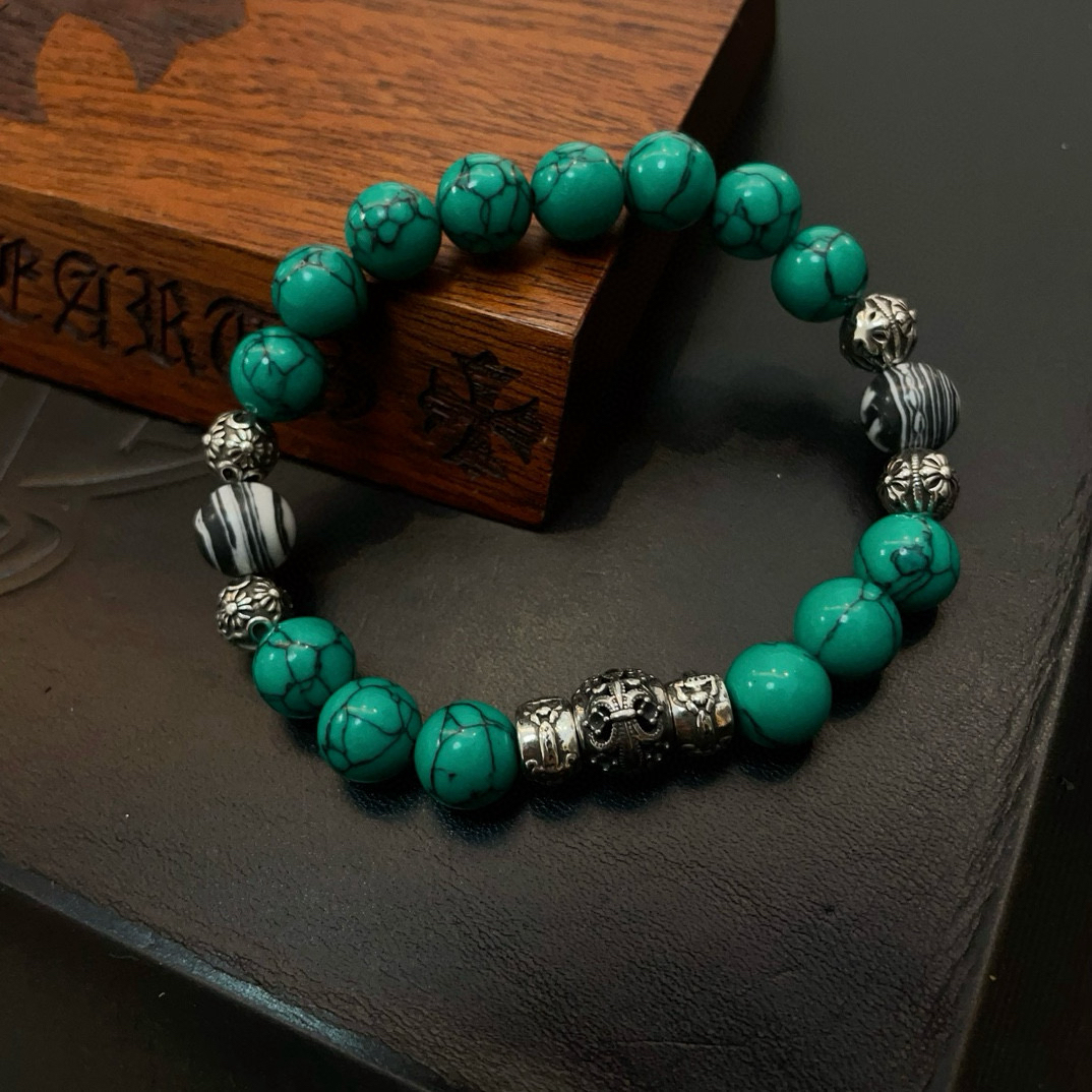 クロムハーツ「Chrome Hearts」ブレスレット - ヴィンテージ＆ロックテイスト ペア用