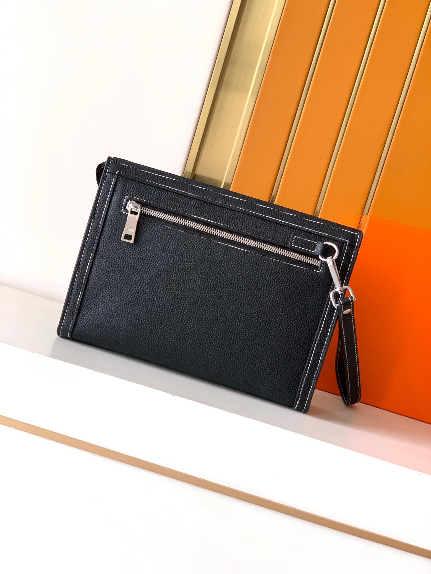 エルメス「Hermès」エルメス レザーハンドバッグ / クラッチバッグ 