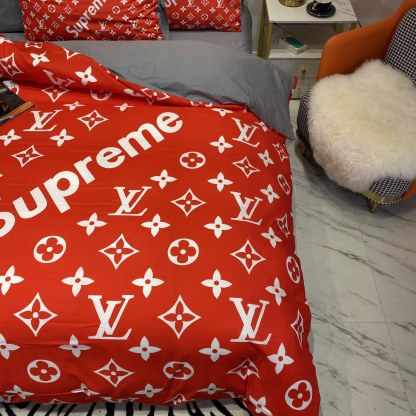 ルイ・ヴィトン「Louis Vuitton」プレミアムコットン デジタルプリント 4点セット