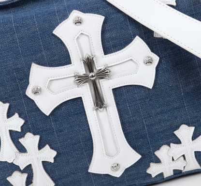 クロムハーツ「Chrome Hearts」十字架のトートバッグ