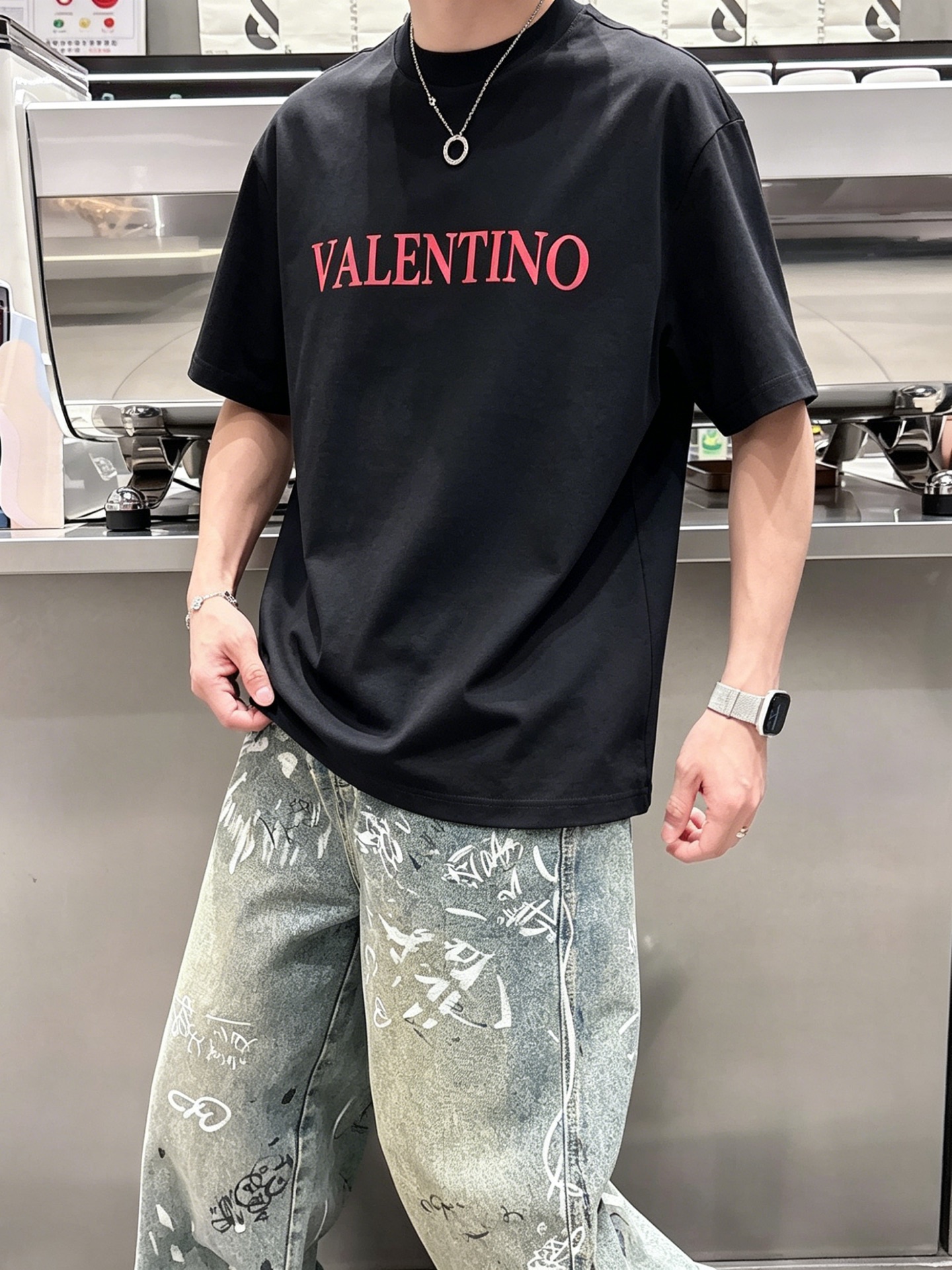 ロゴプリントTシャツ / ショートスリーブ クルーネック