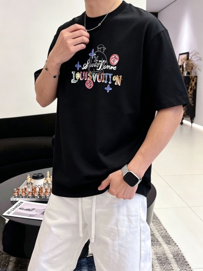 ルイ・ヴィトン「Louis Vuitton」ロゴプリントTシャツ / ショートスリーブ クルーネック