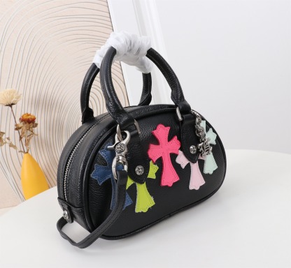 クロムハーツ「Chrome Hearts」クロスロゴ ボウリング ミニバッグ