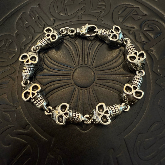 クロムハーツ「Chrome Hearts」ブレスレット - ヴィンテージ＆ロックテイスト ペア用