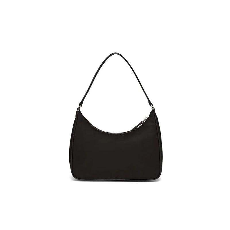 プラダ「Prada」レザーストラップ ホーボーバッグ