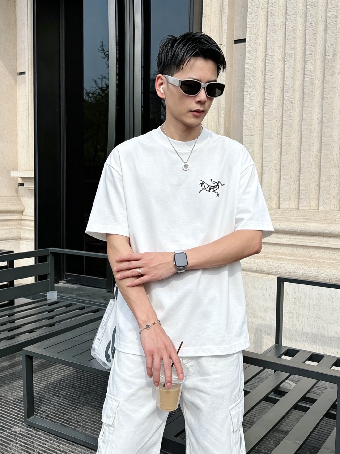 アークテリクス「ARC'TERYX」ロゴプリントTシャツ / ショートスリーブ クルーネック