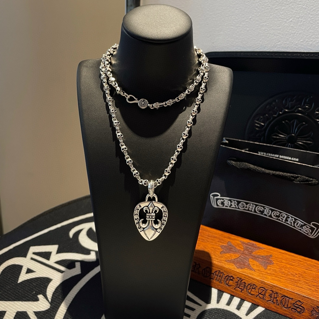 クロムハーツ「Chrome Hearts」シンプルペンダントネックレス - ユニセックス