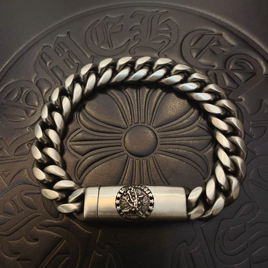 クロムハーツ「Chrome Hearts」ブレスレット - ヴィンテージ＆ロックテイスト ペア用