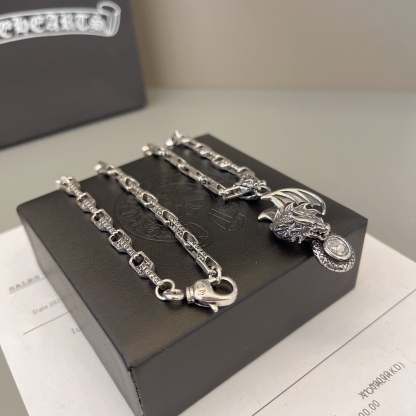 クロムハーツ「Chrome Hearts」シンプルペンダントネックレス - ユニセックス