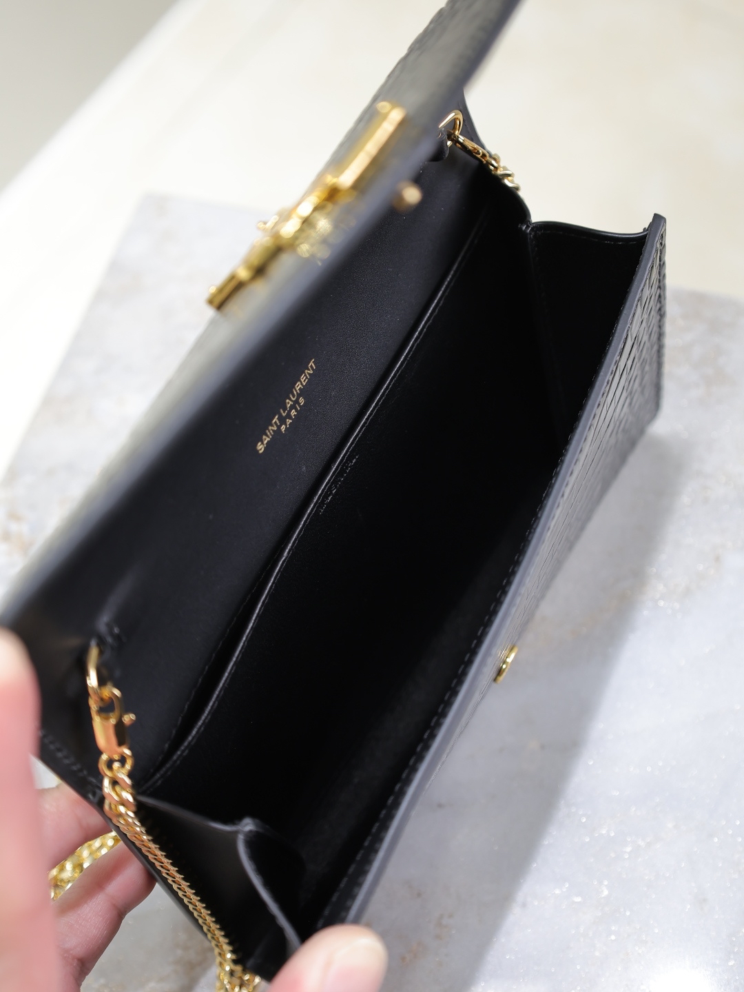 2026サンローラン「SAINT LAURENT UPTOWN チェーンウォレット