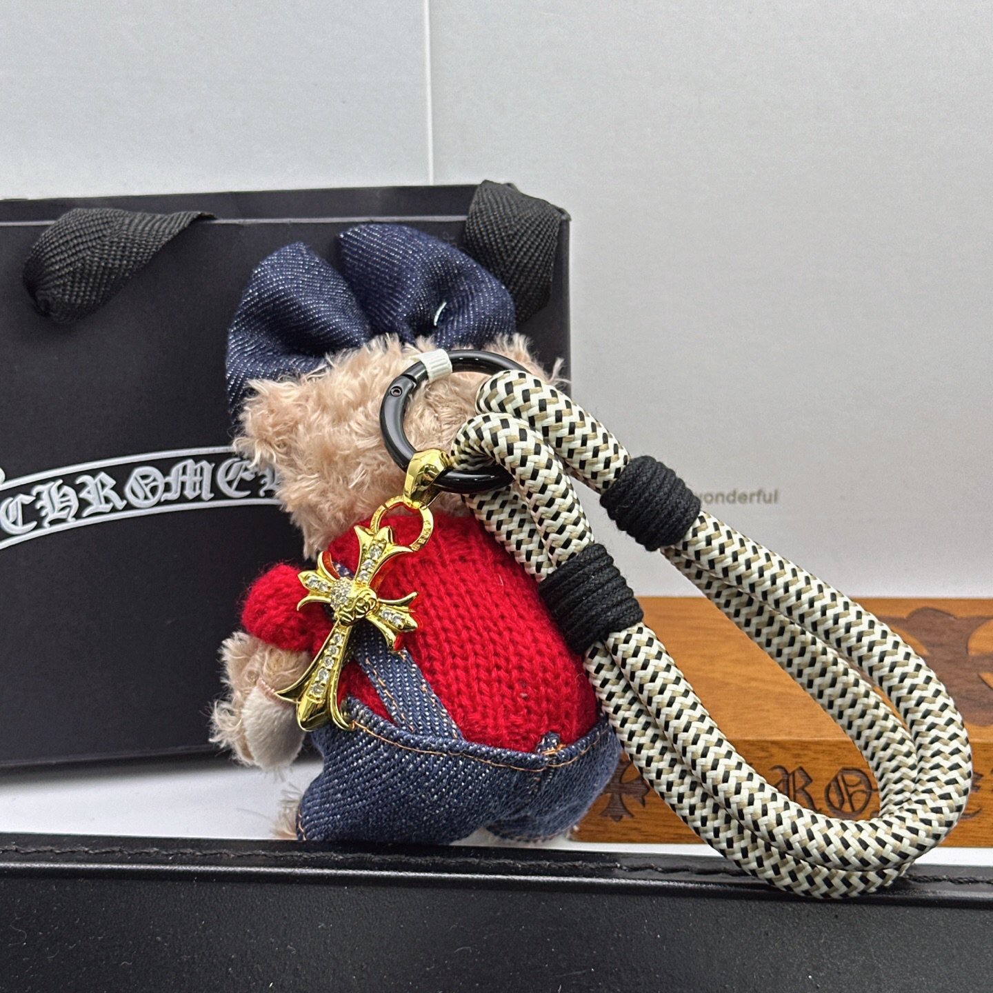 クロムハーツ「Chrome Hearts」バッグチャーム - すべてのトレンドバッグに合わせて、クールでキュートなスタイルを