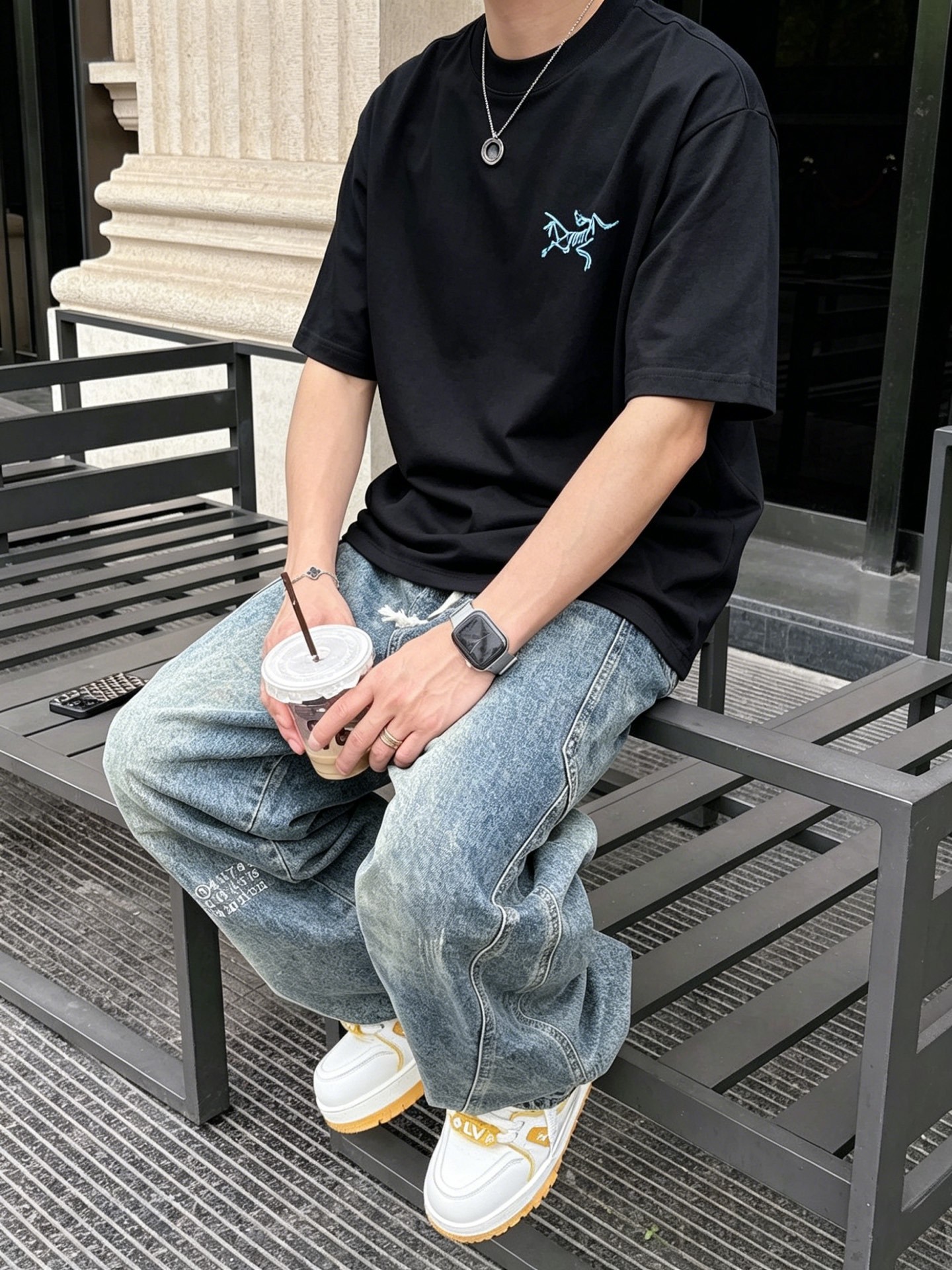 アークテリクス「ARC'TERYX」ロゴプリントTシャツ / ショートスリーブ クルーネック