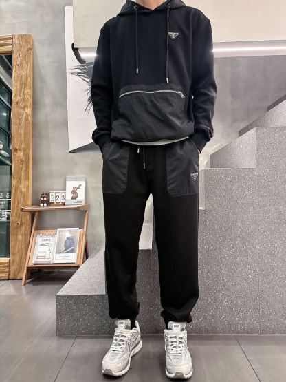 プラダ「Prada」秋冬 メンズ  カジュアルスポーツセット