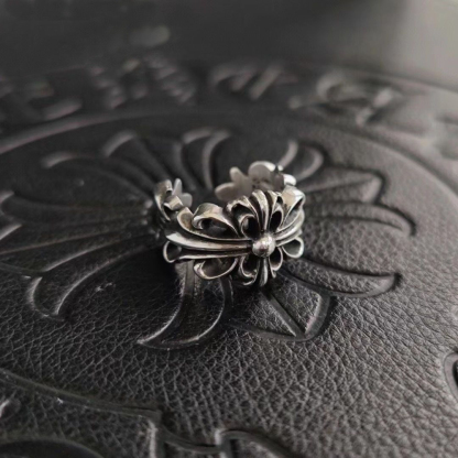 クロムハーツ「Chrome Hearts」クラシックヴィンテージ＆モダンリング - サイズ調整可能