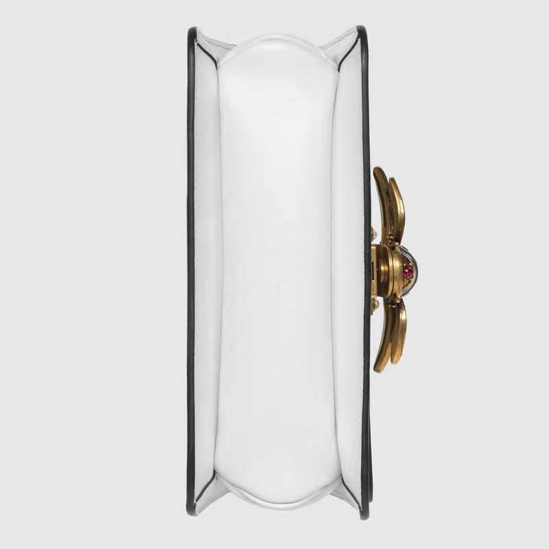 グッチ「Gucci」 〔クイーン マーガレット〕レザー トップハンドルバッグ