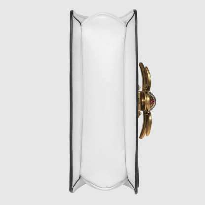 グッチ「Gucci」 〔クイーン マーガレット〕レザー トップハンドルバッグ