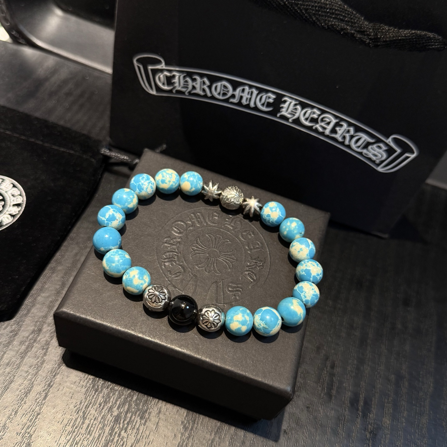 クロムハーツ「Chrome Hearts」ブレスレット - ヴィンテージ＆ロックテイスト ペア用