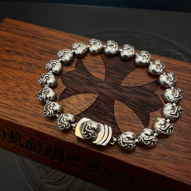クロムハーツ「Chrome Hearts」ブレスレット - ヴィンテージ＆ロックテイスト ペア用