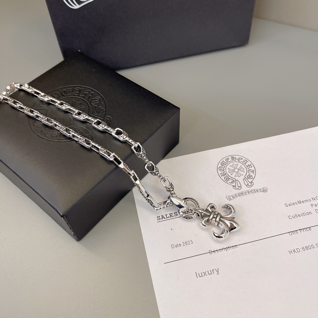 クロムハーツ「Chrome Hearts」シンプルペンダントネックレス - ユニセックス