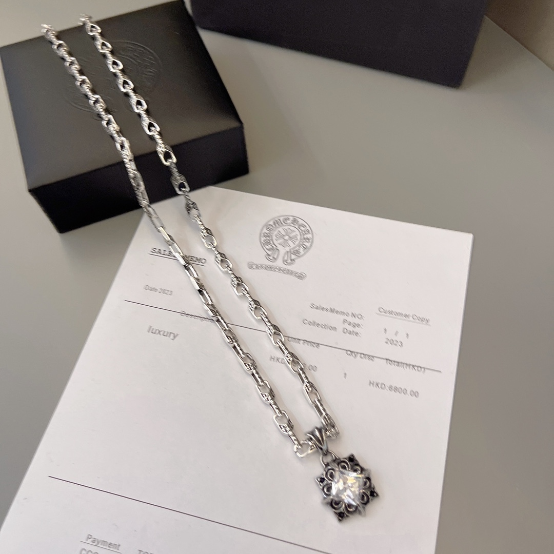 クロムハーツ「Chrome Hearts」シンプルペンダントネックレス - ユニセックス