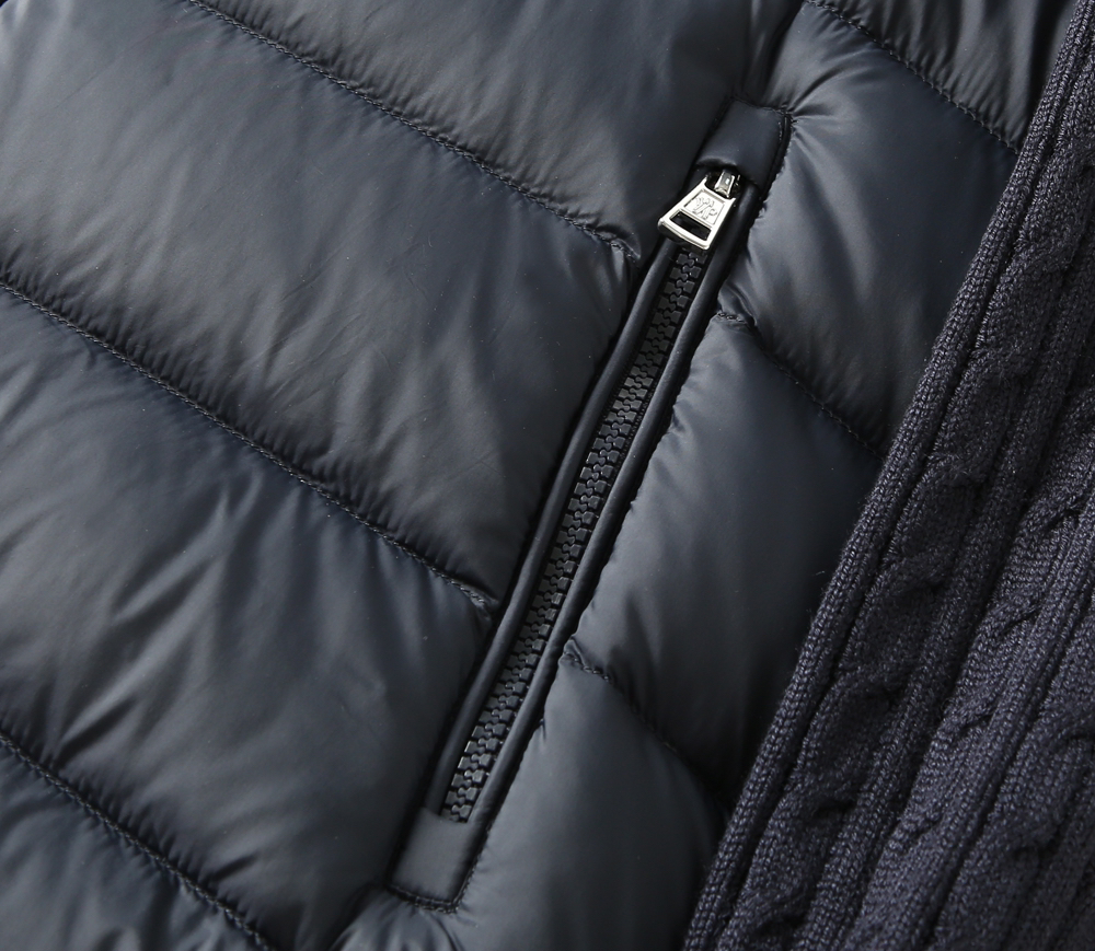 モンクレール「Moncler」秋冬 ニット調ダウンジャケット