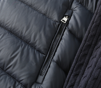 モンクレール「Moncler」秋冬 ニット調ダウンジャケット