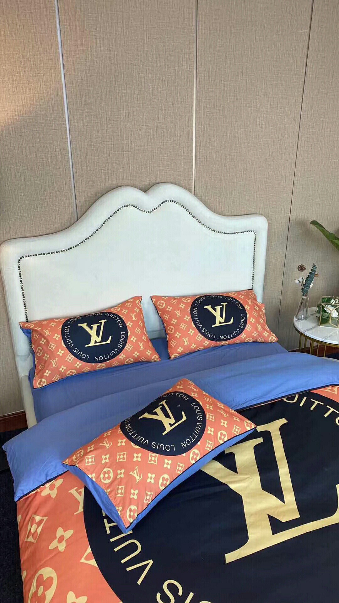 ルイ・ヴィトン「Louis Vuitton」プレミアムコットン デジタルプリント 4点セット