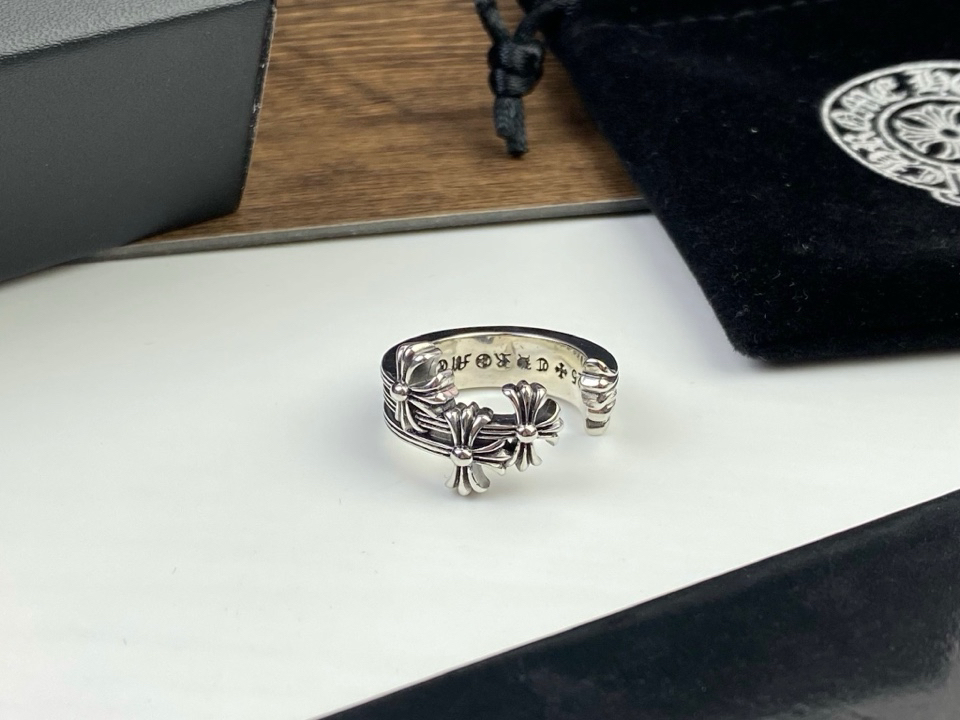 クロムハーツ「Chrome Hearts」クラシックヴィンテージ＆モダンリング - サイズ調整可能