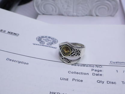 クロムハーツ「Chrome Hearts」クラシックヴィンテージ＆モダンリング - フリーサイズ