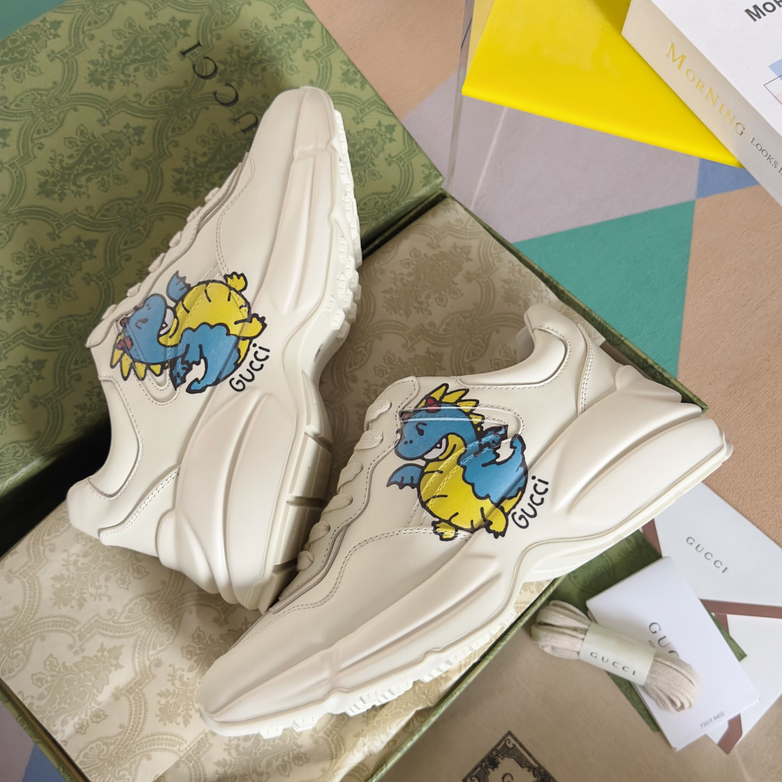 グッチ「Gucci」グッチ ライトン スニーカー (スネークイヤーリミテッド) / レザースニーカー