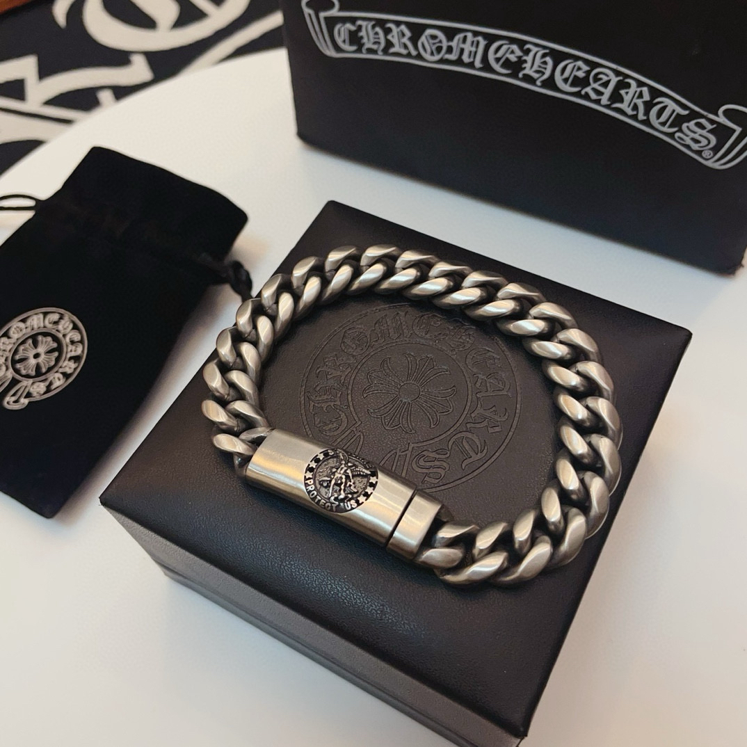 クロムハーツ「Chrome Hearts」ブレスレット - ヴィンテージ＆ロックテイスト ペア用