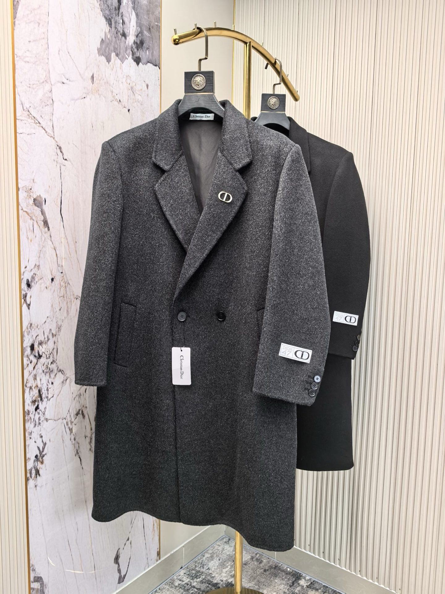 ディオール「Dior」オータムウィンター メンズロングコート