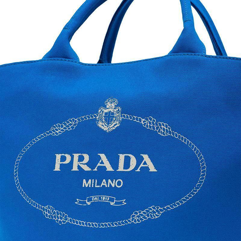 プラダ「Prada」 カナパ ファブリック ハンドバッグ