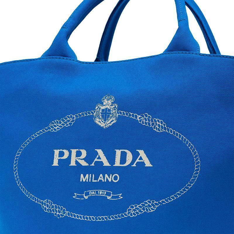 プラダ「Prada」 カナパ ファブリック ハンドバッグ