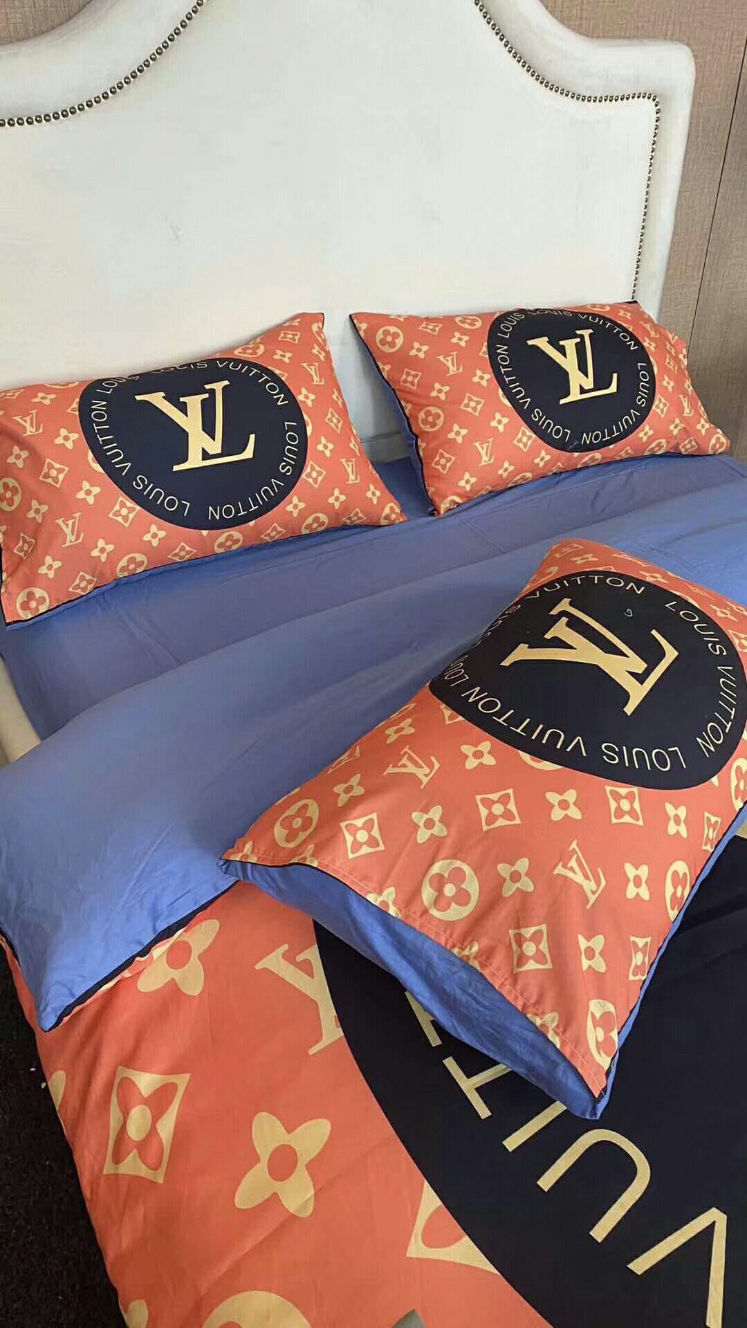 ルイ・ヴィトン「Louis Vuitton」プレミアムコットン デジタルプリント 4点セット