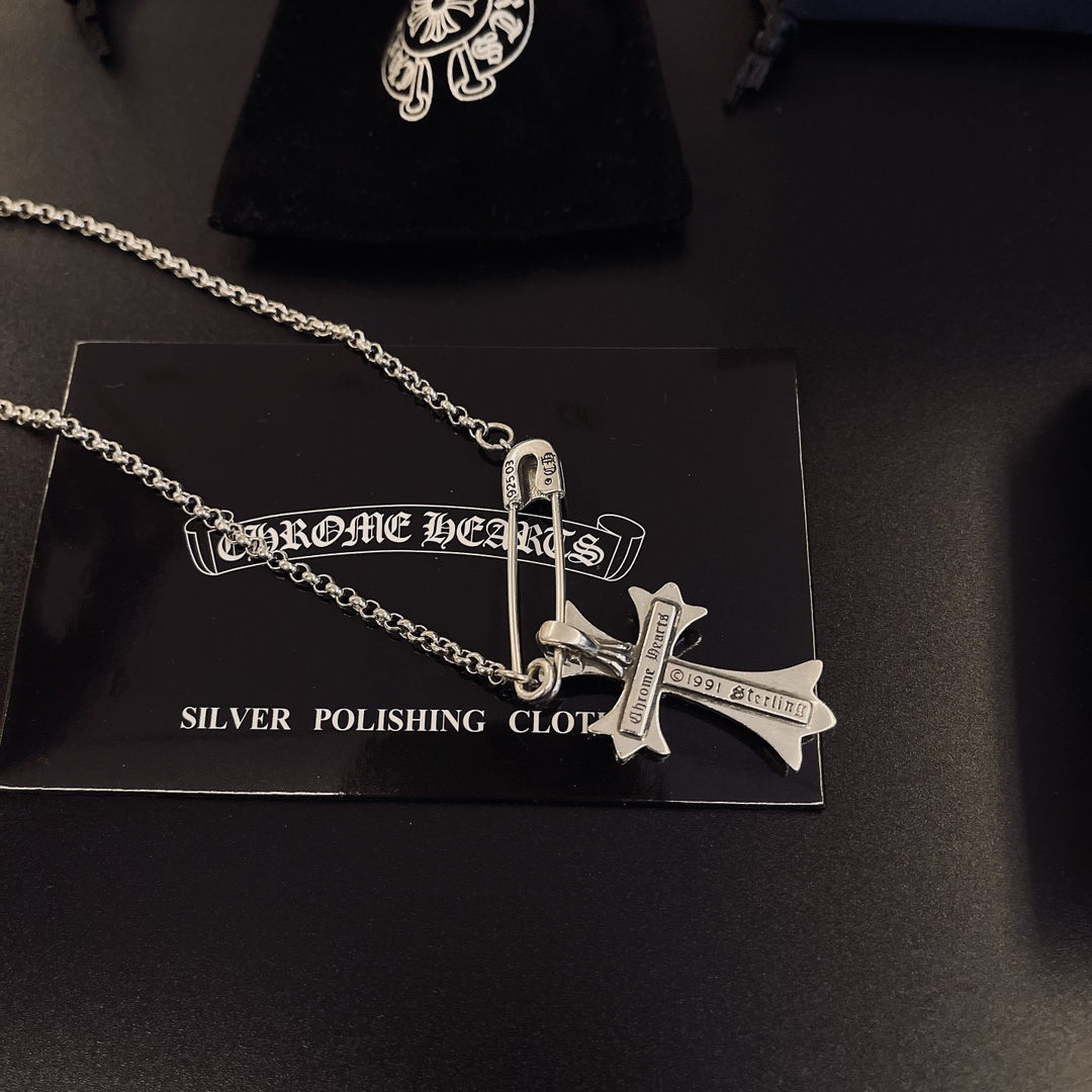 クロムハーツ「Chrome Hearts」シンプルペンダントネックレス - ユニセックス