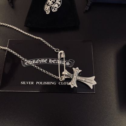 クロムハーツ「Chrome Hearts」シンプルペンダントネックレス - ユニセックス