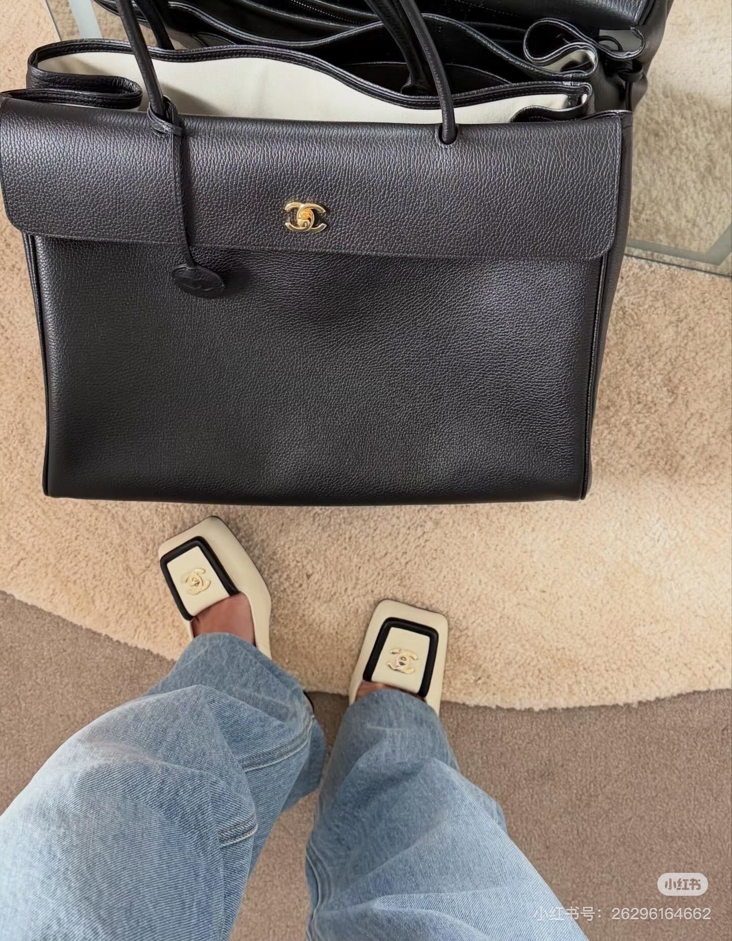 シャネル「Chanel」シャネル 26S ショッピングトート / キャンバストートバッグ 