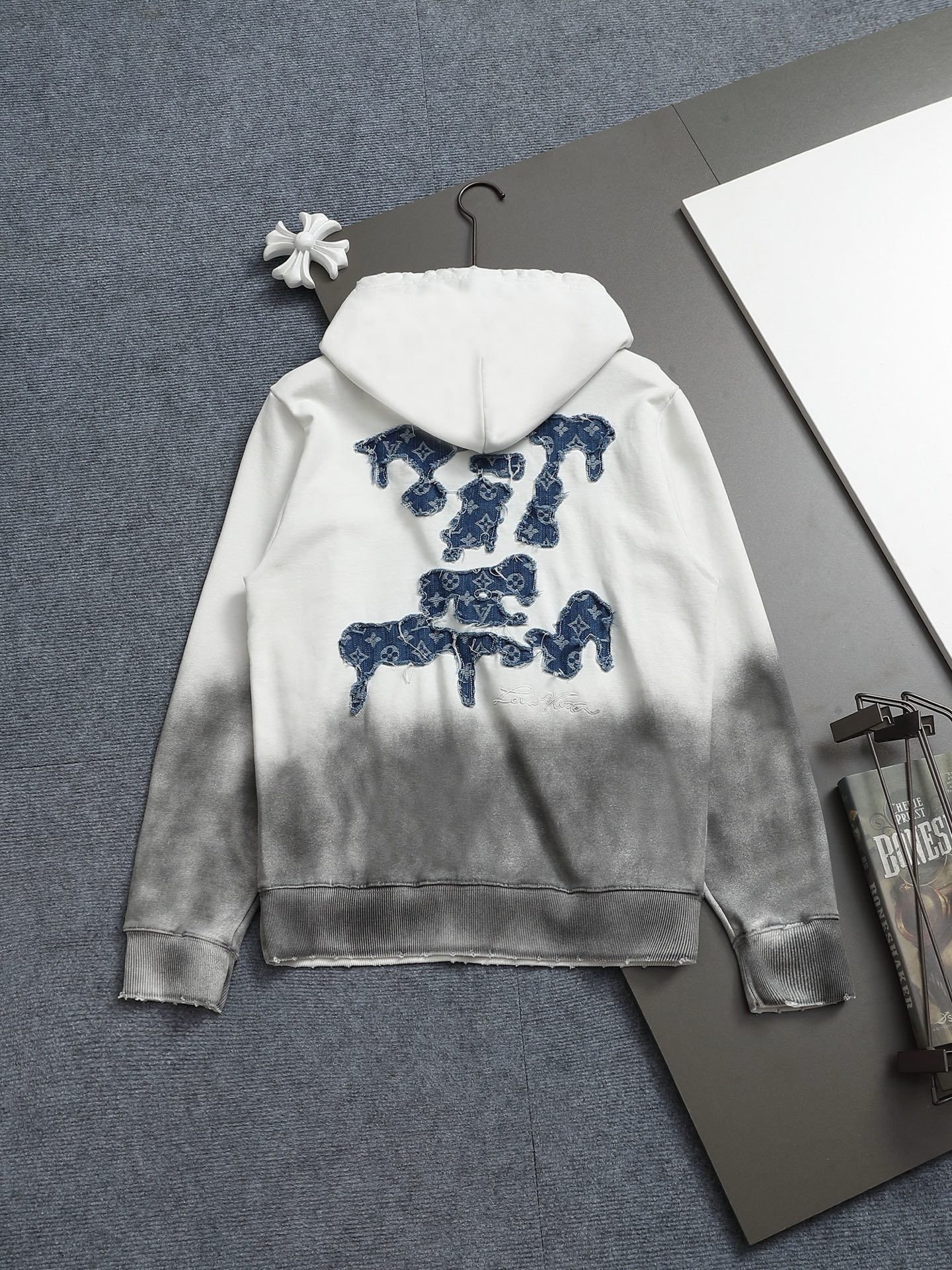 ルイ・ヴィトン「Louis Vuitton」フード付きコットンパーカー(ユニセックス)